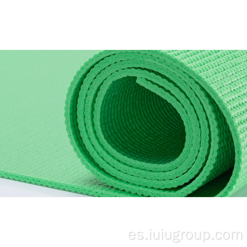 Estera de yoga de PVC con impresión personalizada de material ecológico